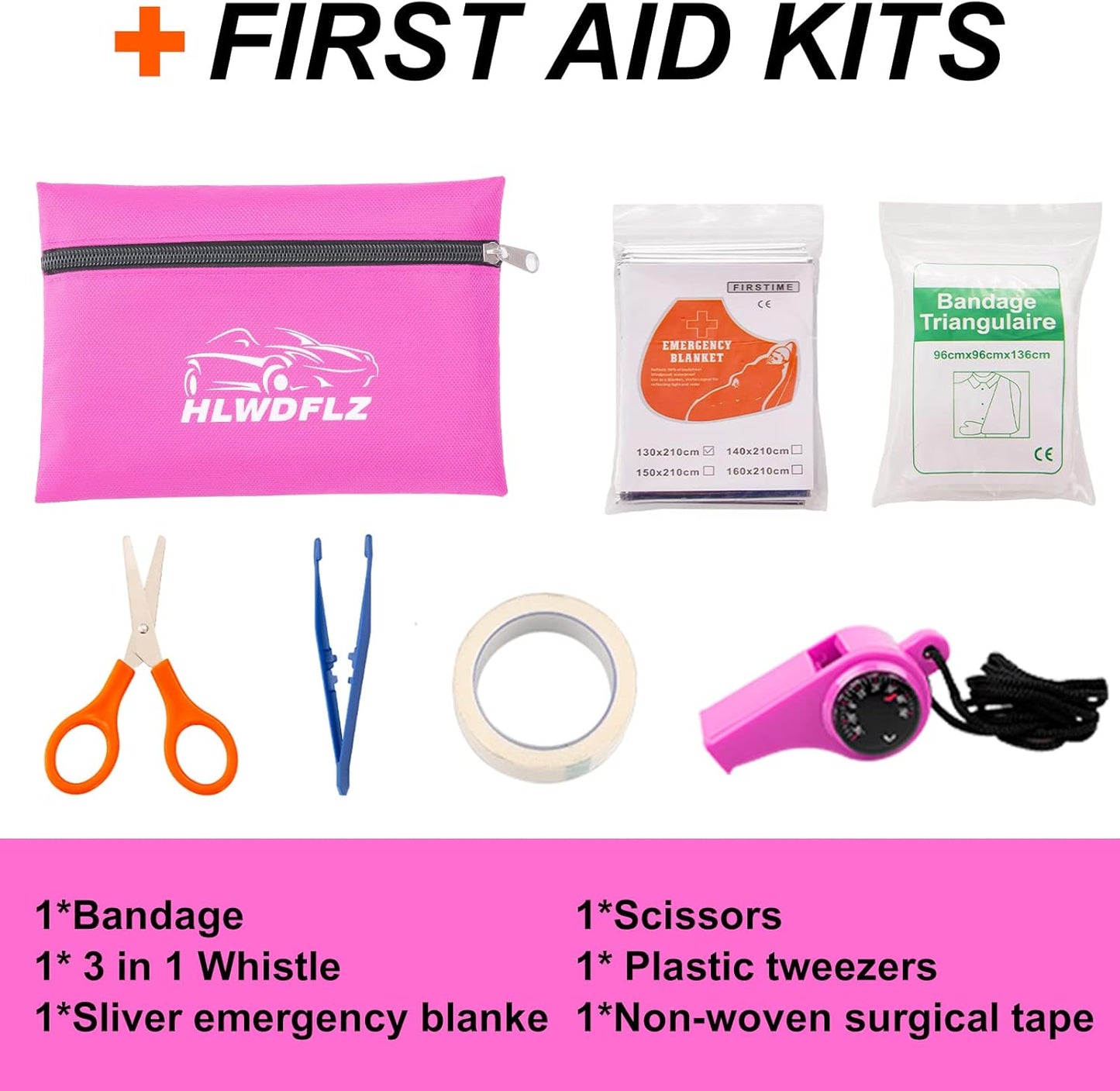 Car Roadside Emergency Kit – 17-Piece Winter Travel Safety & Assistance Set for Men, Women & Teens