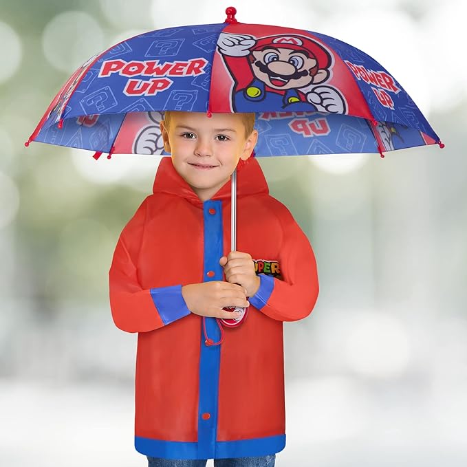 Super Mario Kids' Rain Wear Set (Ages 4-7)