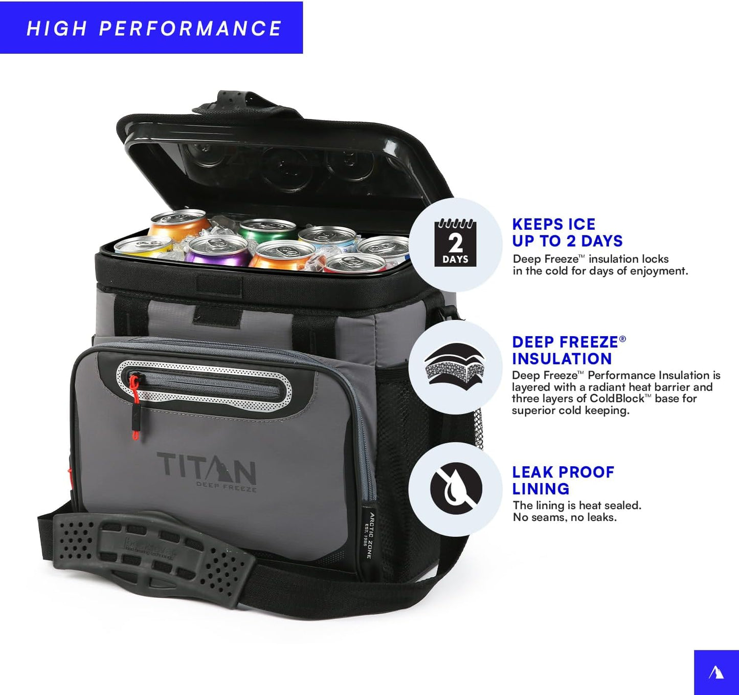 Deep Freeze Cooler Deep Freeze Insulation, HardBody Liner, and SmartShelf