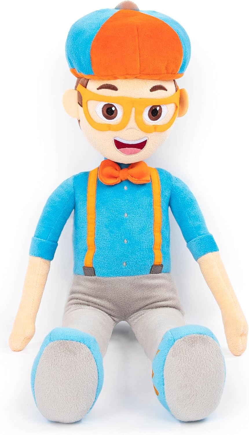 Blippi Plush Pillow Buddy – 24" Super Soft Kids Character Pillow, Ideal Gift