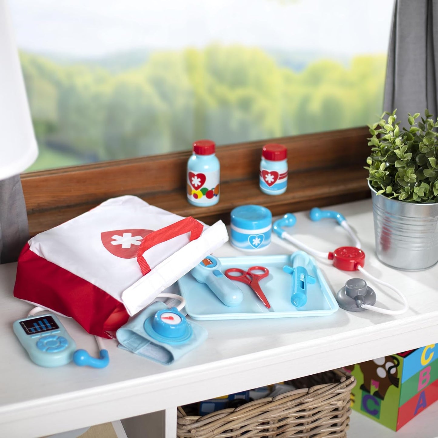 25-Piece Toddler Doctor Play Set - Get Well Doctor Kit for Ages 3+