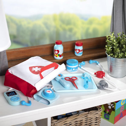 25-Piece Toddler Doctor Play Set - Get Well Doctor Kit for Ages 3+
