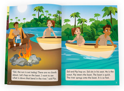 Hi-Lo Diversity Decodables: Phase 5 Set (Books 2-12) - Vowel Sounds & Weekly Reading Guide for Ages 5+