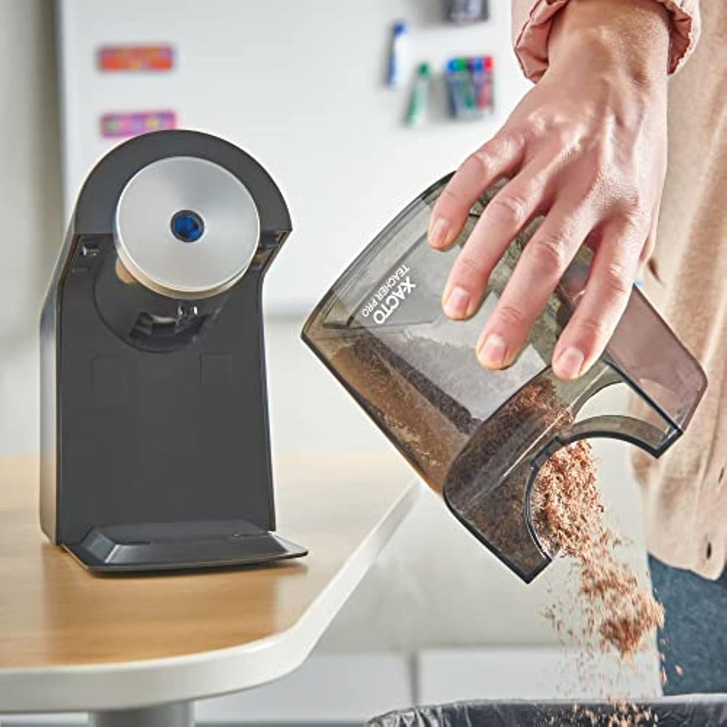 Heavy Duty Electric Pencil Sharpener for School, Black