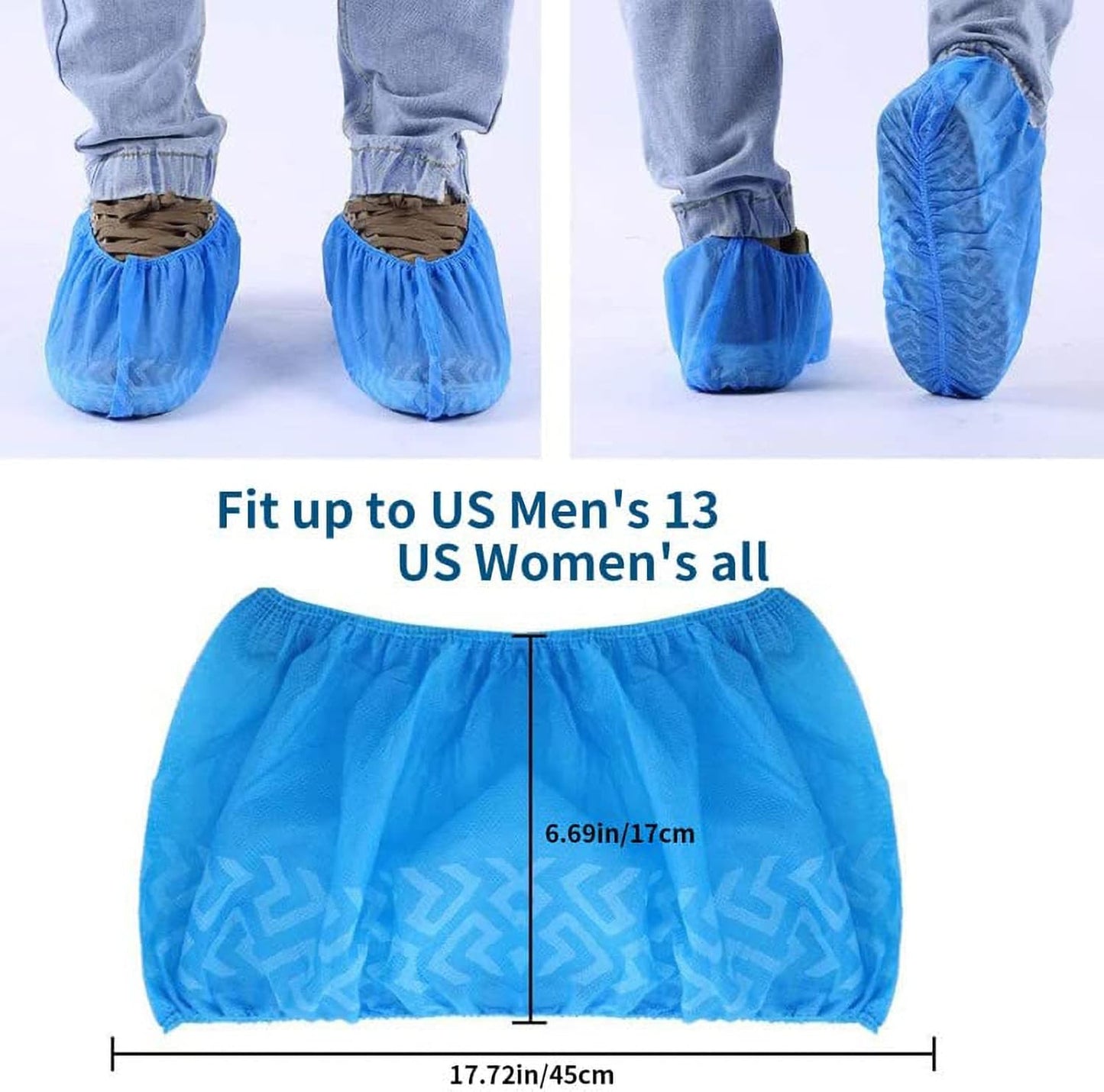Disposable Shoe Covers, Non-Slip, Durable, Indoor Protect Your Home, Floors and Shoes