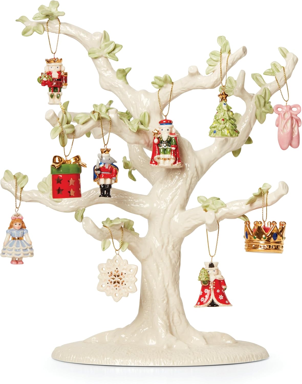 10-Piece Nutcracker Ornament Set - Vibrant Multicolor Christmas Ornaments