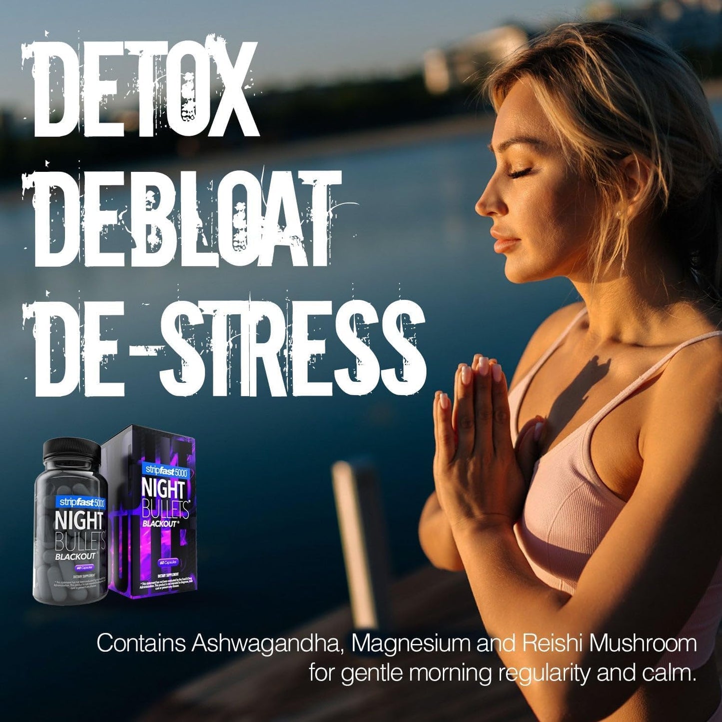 Weight Management + Relaxation Capsules – Stimulant-Free Night Formula for Men & Women