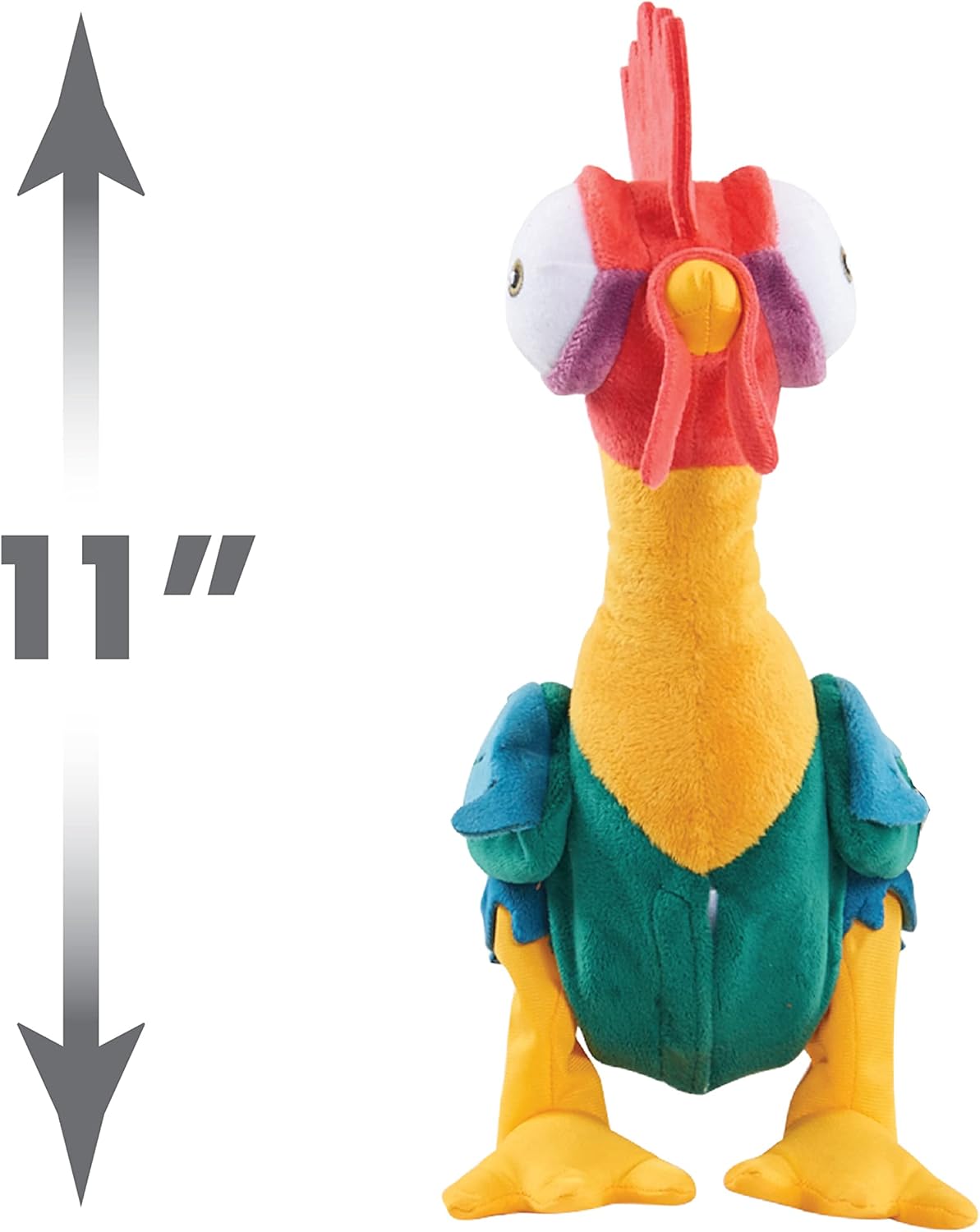 Moana Hei Hei 11" Plush – Interactive Stuffed Animal with Sounds & Dancing for Kids Ages 3+