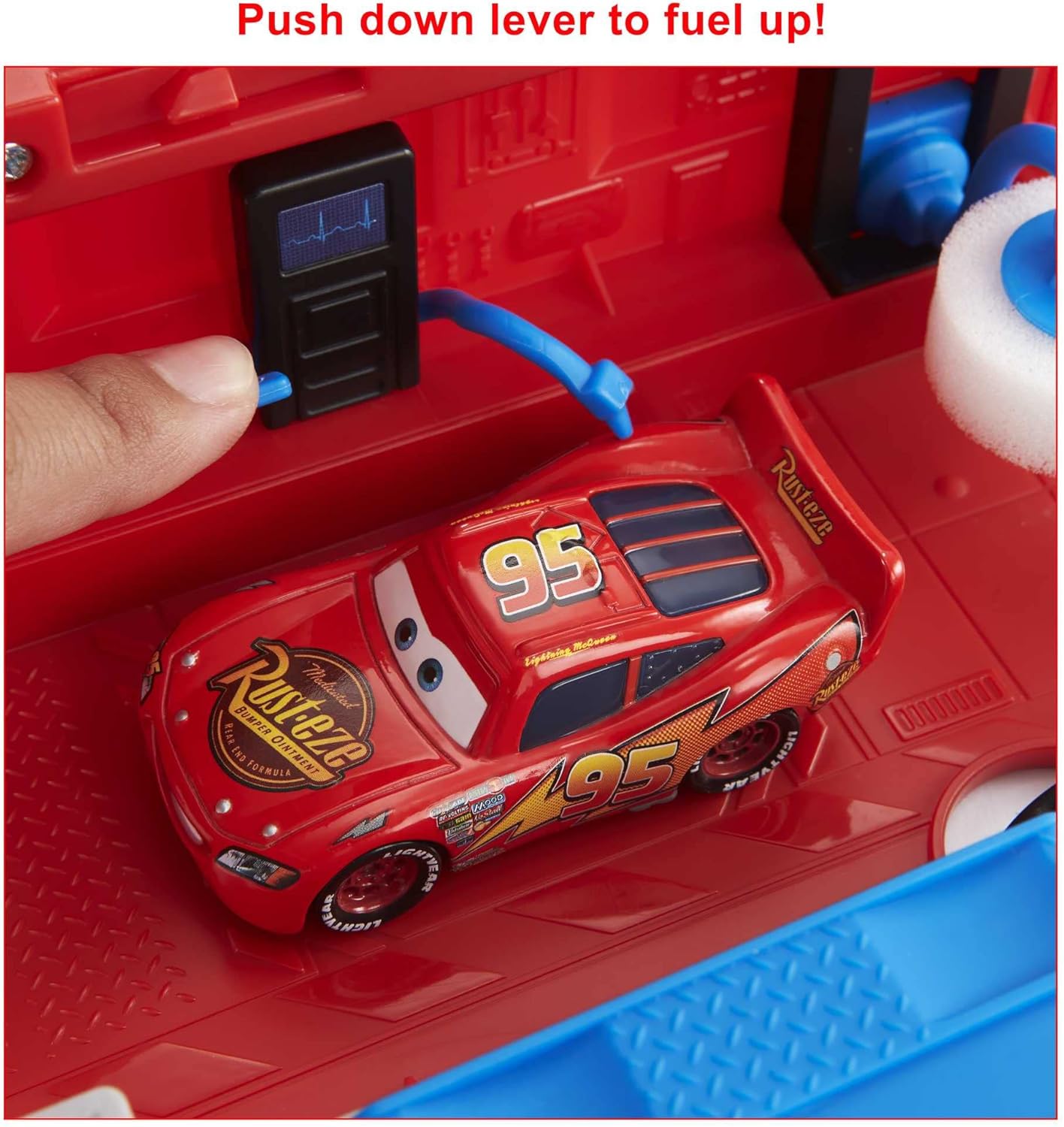 Disney Pixar Cars Transforming Mack Playset – 2-in-1 Truck & Tune-Up Station with Launcher (Ages 4+)