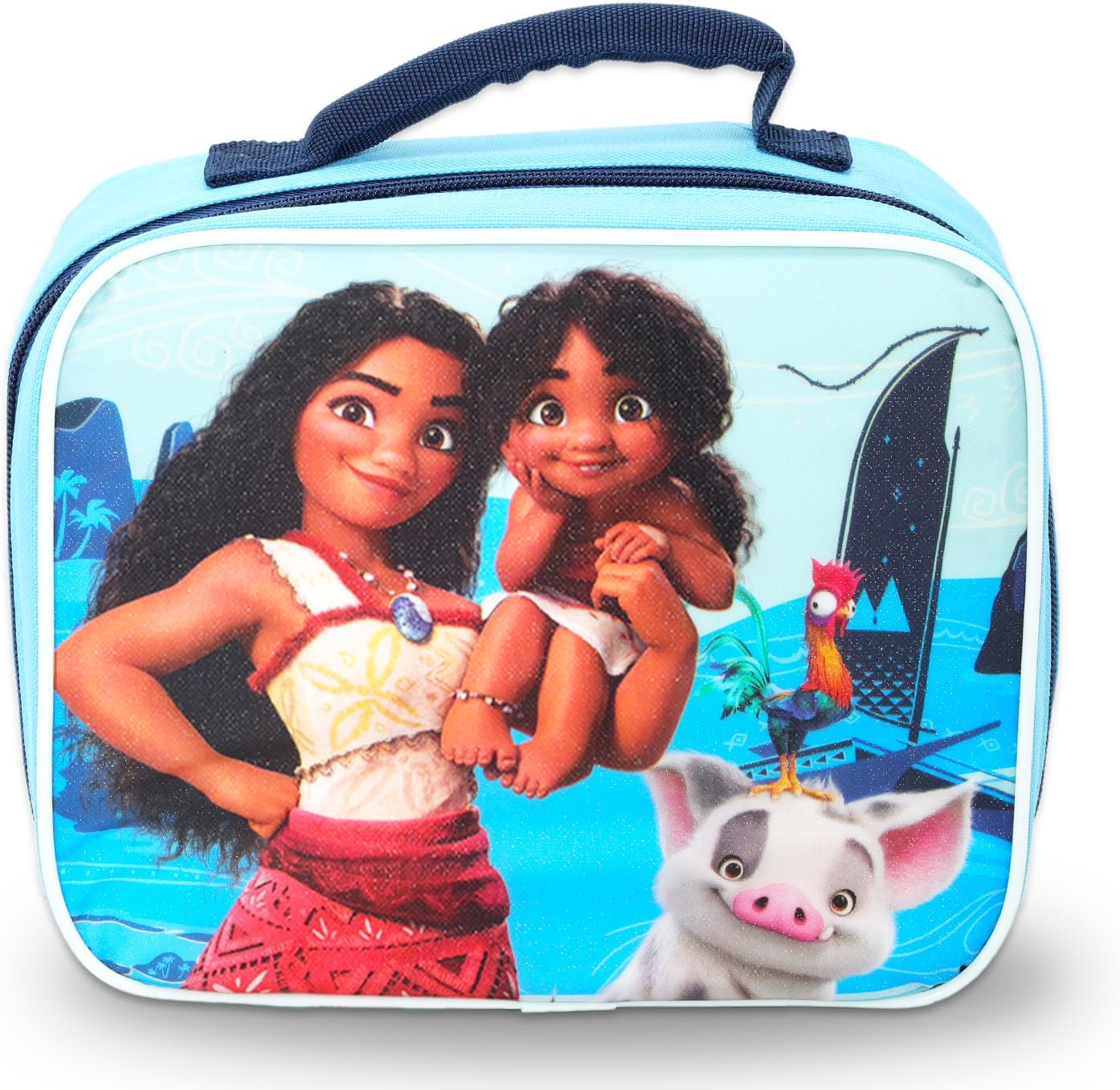 Moana Backpack & Lunch Box Set – 15" School Backpack Bundle with Lunch Bag, Water Bottle & Accessories for Kids