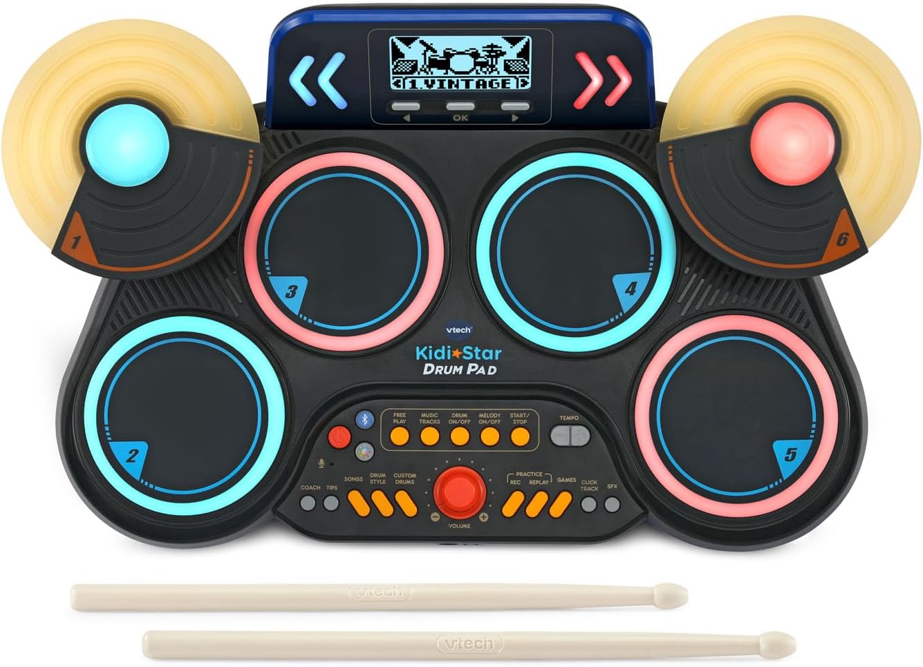 Kidi Star Drum Pad - Black