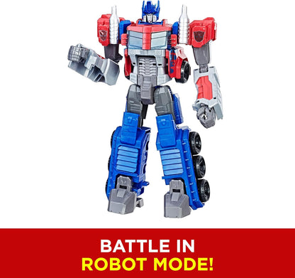 Transformers Optimus Prime Action Figure: Large 11-inch Toy Truck for Kids 6+!