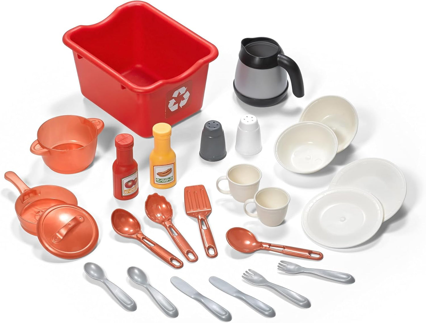 Best Chefs Kids Kitchen Playset – Interactive Lights & Sounds, 25-Piece Accessory Set (Ages 2+)