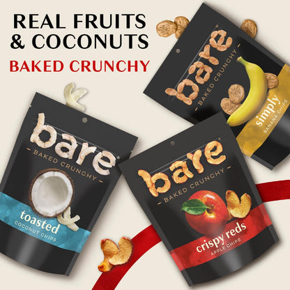 Bare Baked Crunchy Apples – Cinnamon Flavor, 3.4 oz (Pack of 6)