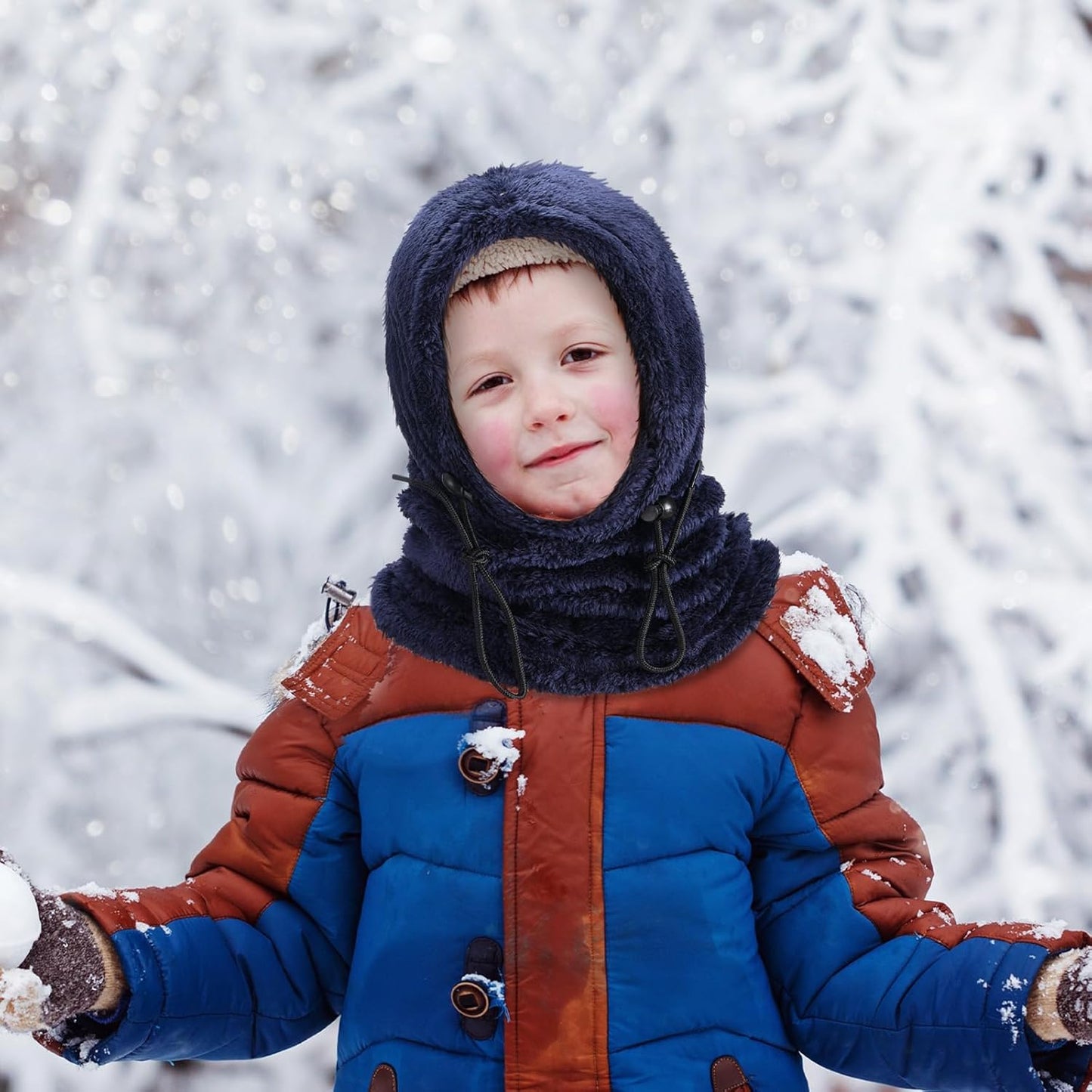 4-Pack Kids’ Balaclava Face Masks – Winter Windproof Ski Mask & Neck Cover for Cold Weather