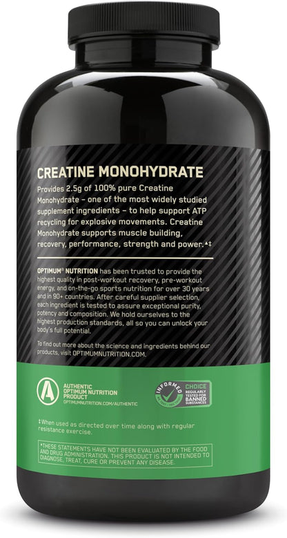 300-Count Optimum Nutrition Micronized Creatine Capsules: 2500mg, Keto-Friendly