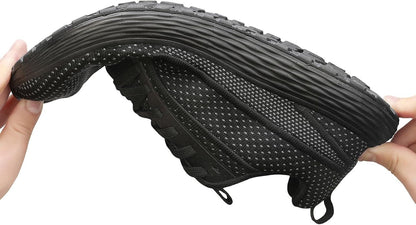 Men's Black Zero Drop Walking Shoes: Lightweight and Breathable with Wide Toe Box for Running, Tennis, and Gym