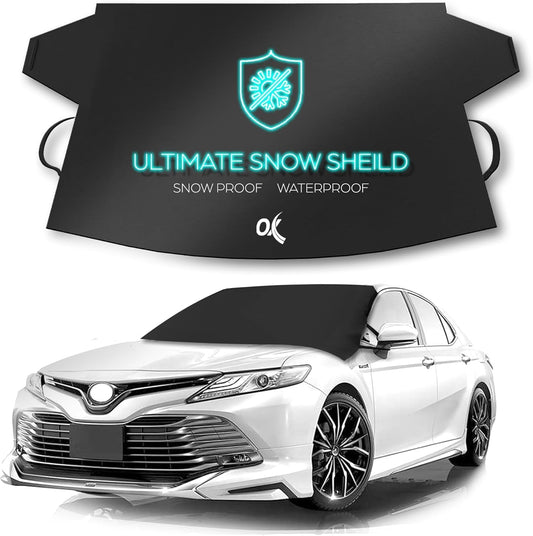 OxGord Windshield Snow & Ice Cover – All-Weather Protector for Cars, Trucks & SUVs