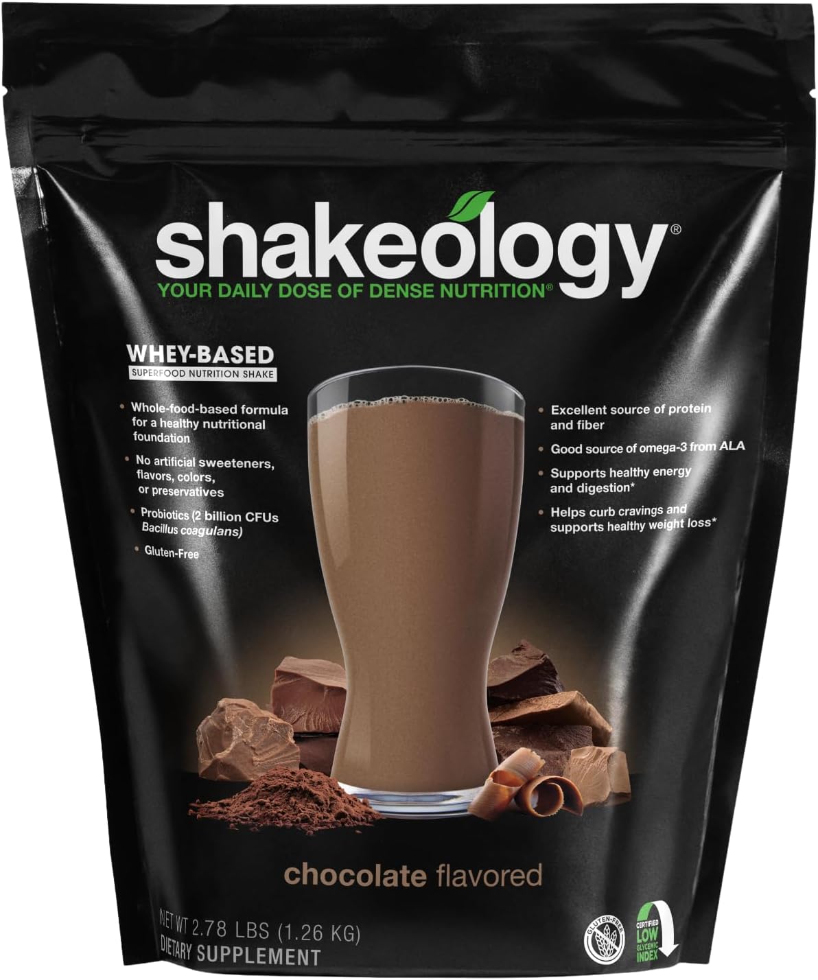 Whey Protein Powder – Gluten-Free Superfood Protein Shake for Lean Muscle & Weight Support (Vanilla, 30 Servings)