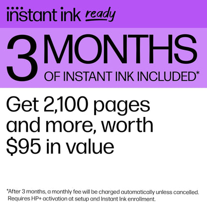 OfficeJet Pro 9125e All-in-One Printer – Print, Copy, Scan, Fax; 3-Month Instant Ink Trial Included