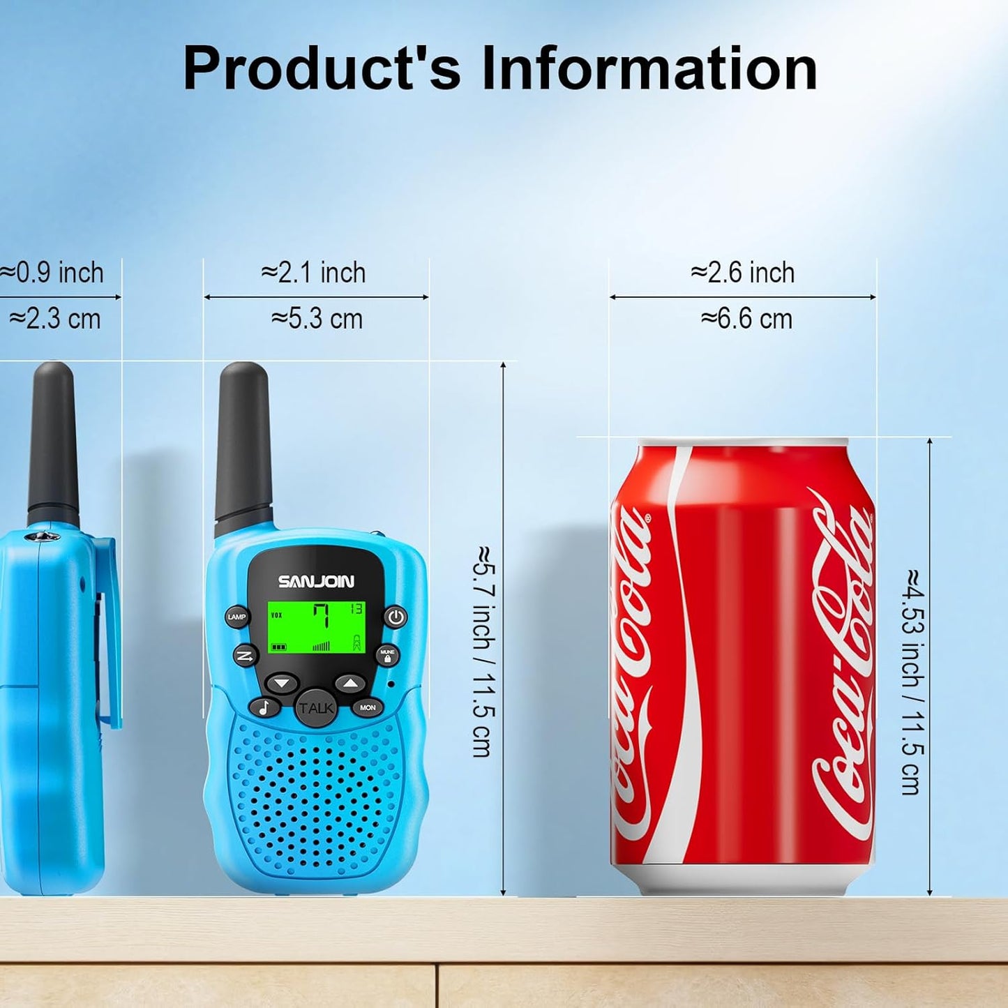 Kids Walkie Talkies – 3-Mile Range Two-Way Radios for Outdoor Play (Ages 3–9)