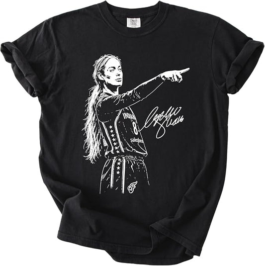 Sophie Cunningham Point God “Liberty Has Spoken” T-Shirt – Unisex Basketball Fan Tee, Black XL