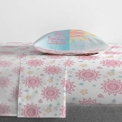 Moana Twin Comforter Set – 5-Piece Bed-in-a-Bag Bedding with Sheets & Pillow Covers Featuring Pua & Hei Hei