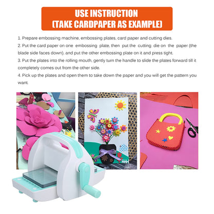 Compact Die Cutting and Embossing Machine for DIY Projects | 3.5" Feed Slot for 3" Paper and More