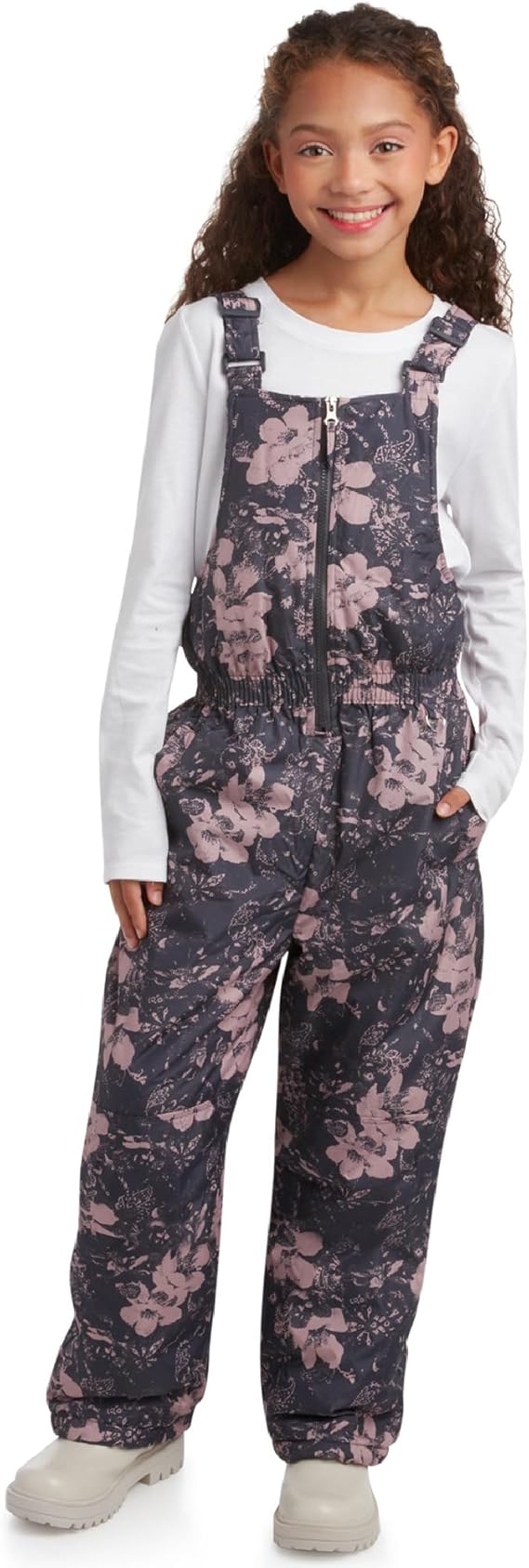 Girls’ Snowsuit – 2-Piece Waterproof Winter Jacket & Ski Pants (Ages 5-6)