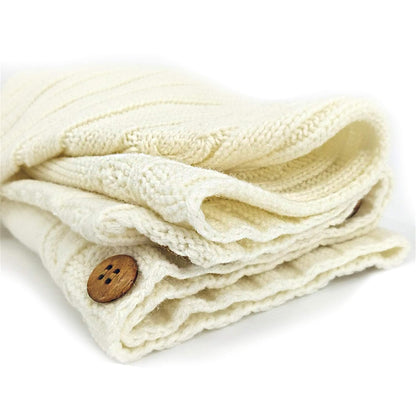 Newborn Knit Swaddle Sleep Sack – Baby Wrap Sleeping Bag for Stroller & Sleep (Beige, 0–6 Months)