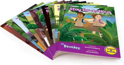 Hi-Lo Diversity Decodables: Phase 5 Set (Books 2-12) - Vowel Sounds & Weekly Reading Guide for Ages 5+