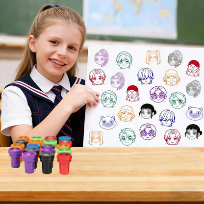 Demon Hunters Stampers (24 PCS) – Birthday Party Goody Bag Toys & Treat Gifts