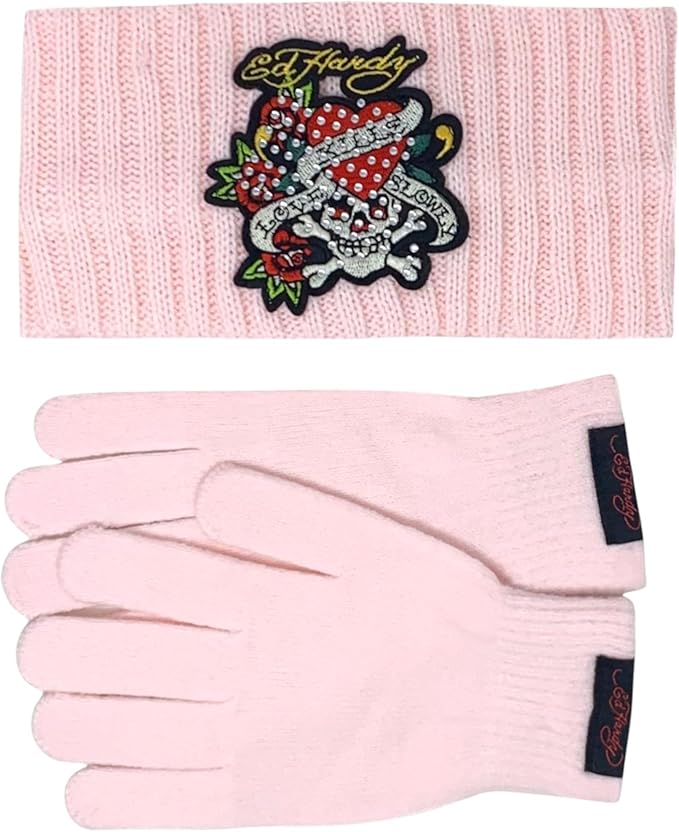 Women’s Winter Headband & Gloves Set