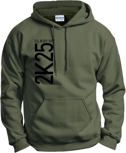Graduation Long Sleeve Hoodie Sweatshirt Class of 2K25