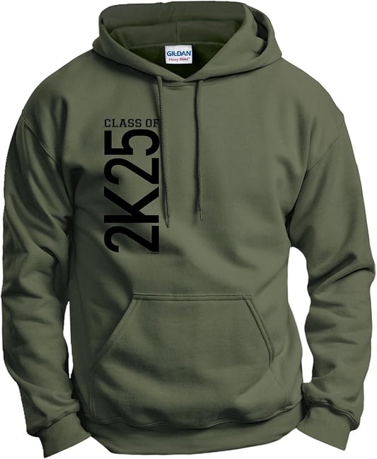 Graduation Long Sleeve Hoodie Sweatshirt Class of 2K25