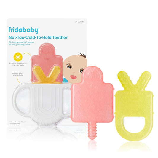 4-in-1 Silicone Baby Teether – BPA-Free Teething Relief (0–18 Months)