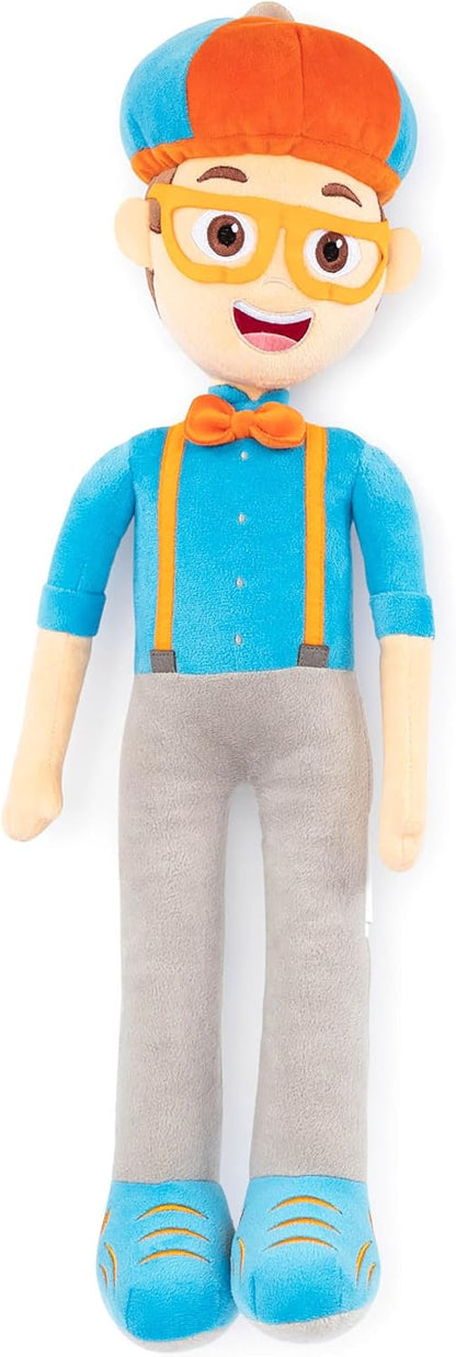 Blippi Plush Pillow Buddy – 24" Super Soft Kids Character Pillow, Ideal Gift
