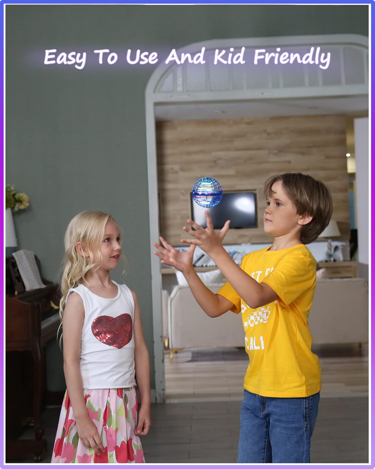 Magic Flying Orb Ball – Light-Up Hand-Operated Mini Drone & Boomerang Hover Toy (Ages 6–13)