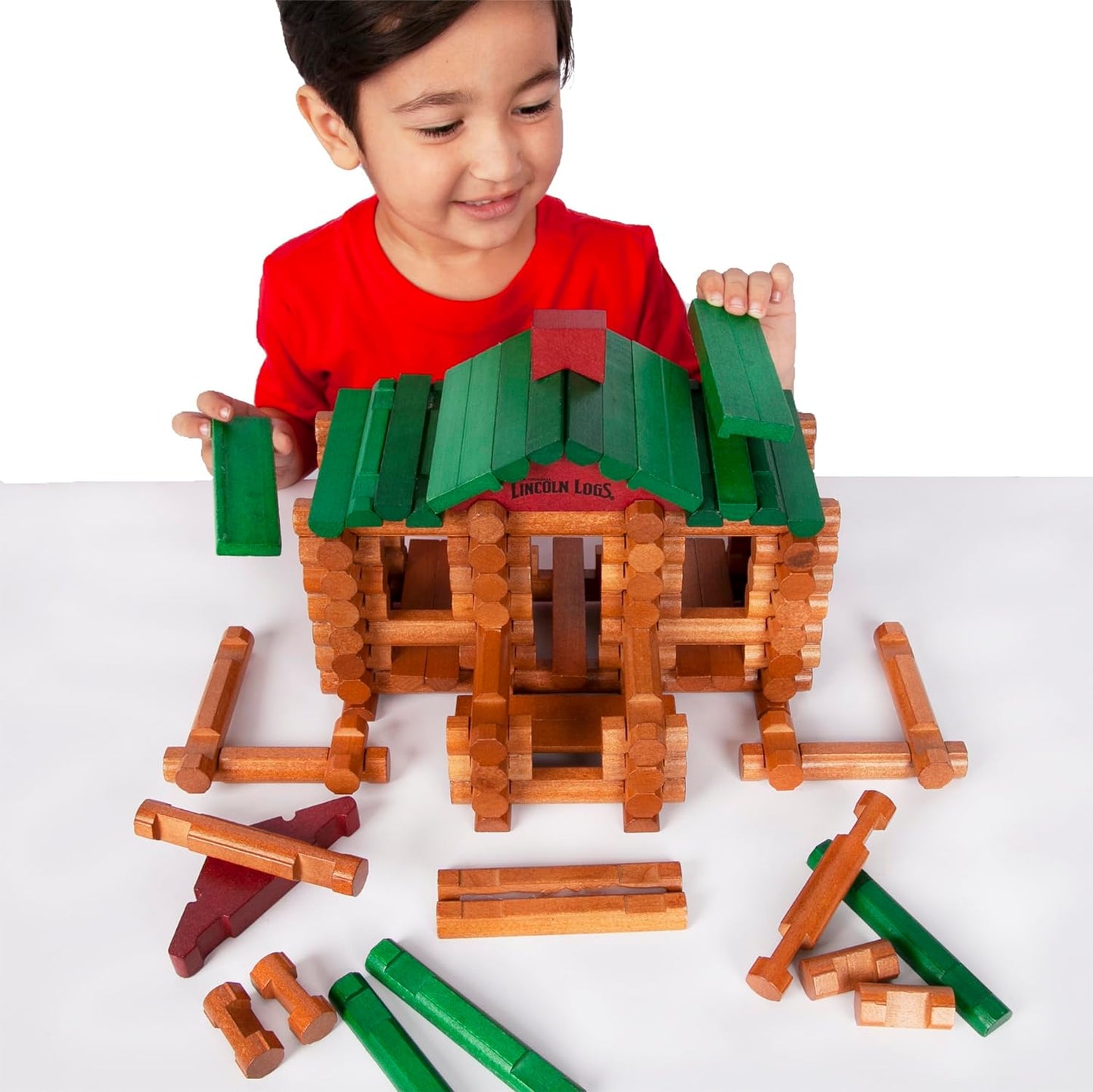 100th Anniversary Set - 111 Wooden Pieces for Kids