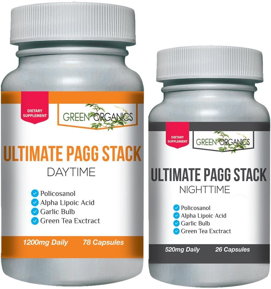 Ultimate PAGG Stack™ – Tim Ferriss Formula with Policosanol, ALA, Green Tea & Garlic