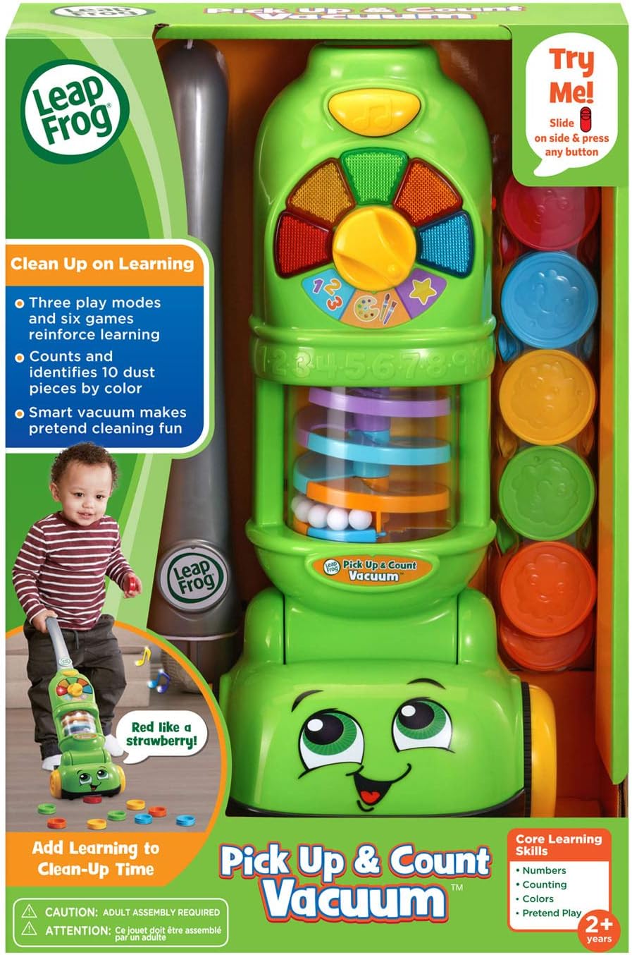 Smart Learning Vacuum Toy – Color & Counting Play Cleaner (Ages 2+)
