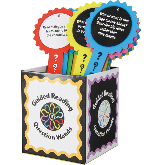30 Guided Reading Question Wands, Literacy Activity, Educational, Classroom Must Haves