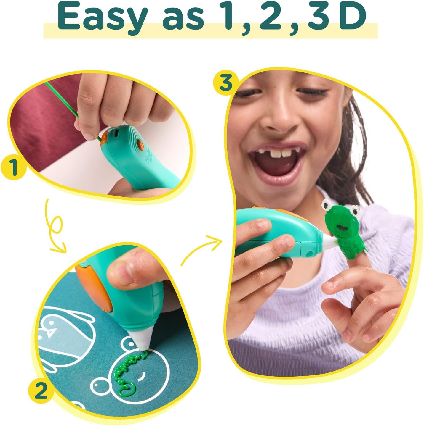 Start+ Essentials 3D Pen Set for Kids – Easy STEM Art Activity Kit (Ages 6+)