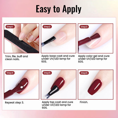 32 Colors Gel Polish Nail Kit Gifts for Women