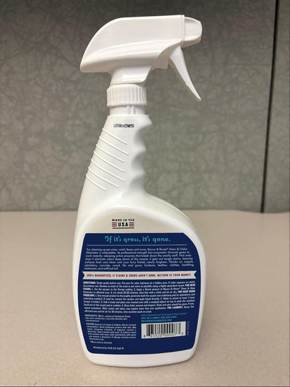 Pet Stain & Odor Eliminator – Enzyme Cleaner Spray for Dog & Cat Urine, Carpet & Home – 32 fl oz