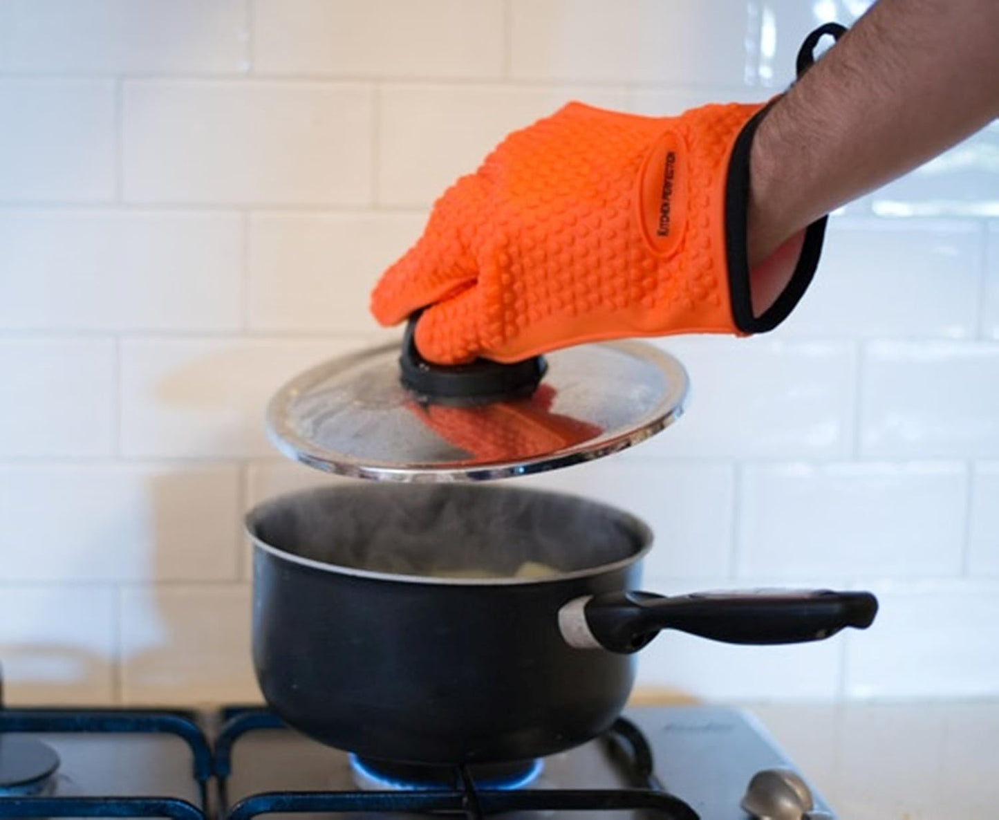 Silicone Smoker Oven Gloves - Extreme Heat Resistant Waterproof Oven Mitts