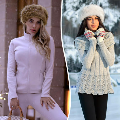 3-Pack Faux Fur Headbands for Women – Fluffy Winter Ear Warmers (3 Colors)
