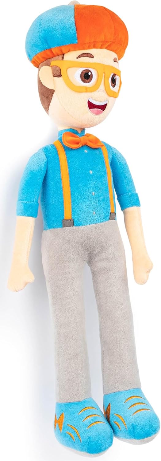 Blippi Plush Pillow Buddy – 24" Super Soft Kids Character Pillow, Ideal Gift
