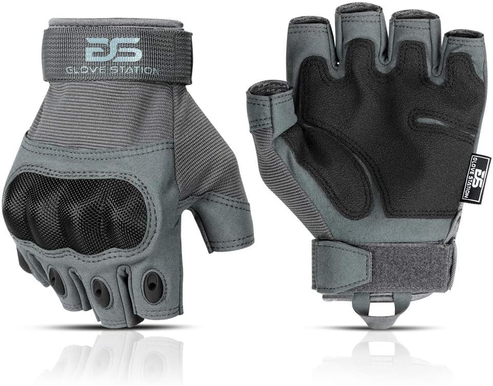 Men's Fingerless Tactical Gloves - Ideal for Riding and Shooting