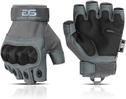 Men's Fingerless Tactical Gloves - Ideal for Riding and Shooting